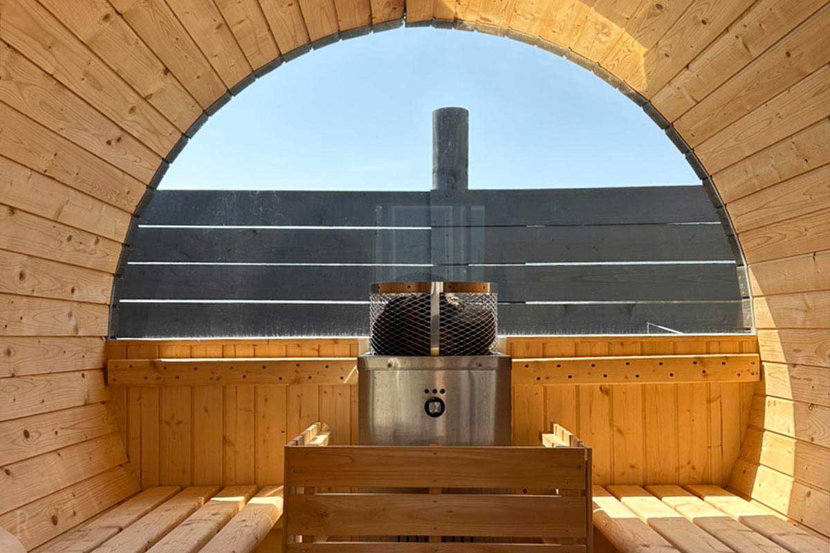 Barrel sauna & Water bath